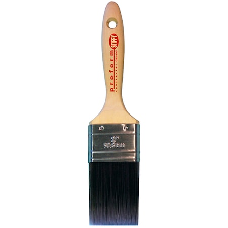 Proform 2-1/2" Proform CB2.5VS Contractor Paint Brush Stiff, Beavertail Handle CB2.5VS